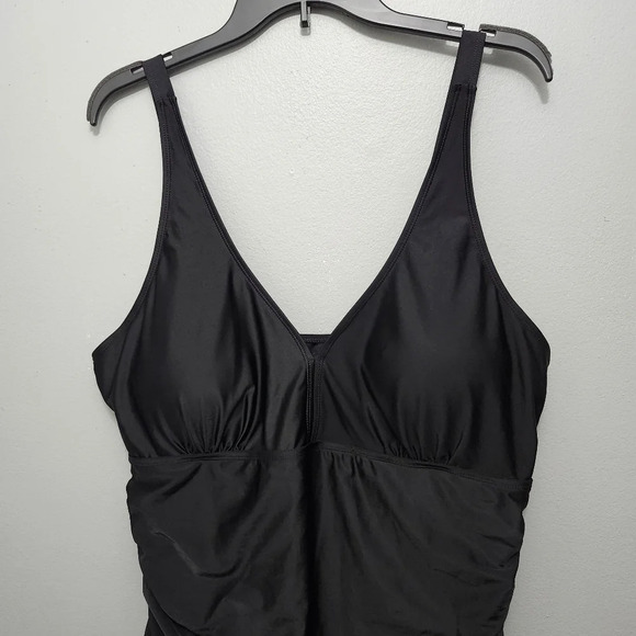 Summer Mae women's one piece swim suit size 4XL black new with tags - Picture 2 of 8